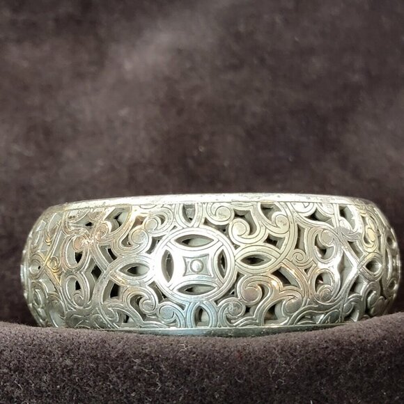 Brighton Chunky Cutout Bangle Bracelet - Picture 2 of 6